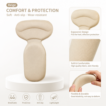 Anti-slip Heel Liners Soft Cushion Heel Protector Pads for Women Men Shoes