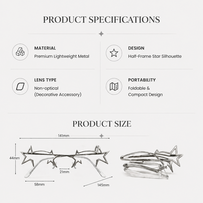 2026 Latest Trend Foldable Fashion Glasses.