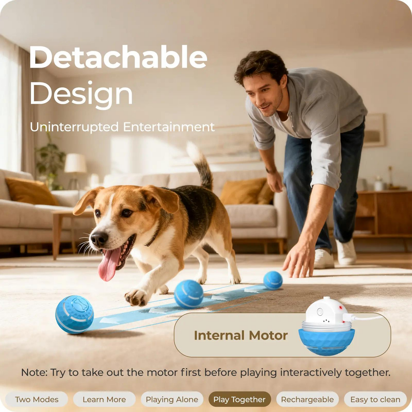 🔥Buy more, get more free. 🐾The ultimate never-ending companion toy for dogs.❤️