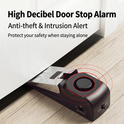 🔥Limited time special offer, Buy 1 Get 1 Free🔥120dB Portable Door Stop Alarm for Home, Hotel & Travel