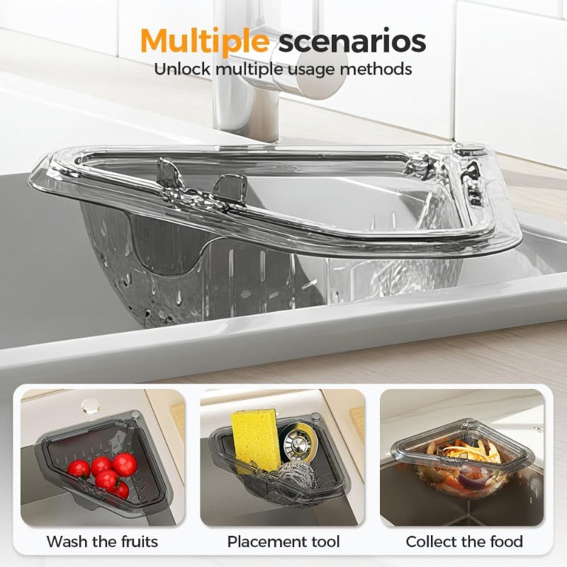 Stop Touching Soggy Scraps: The Ultimate Space-Saving Magnetic Sink Basket