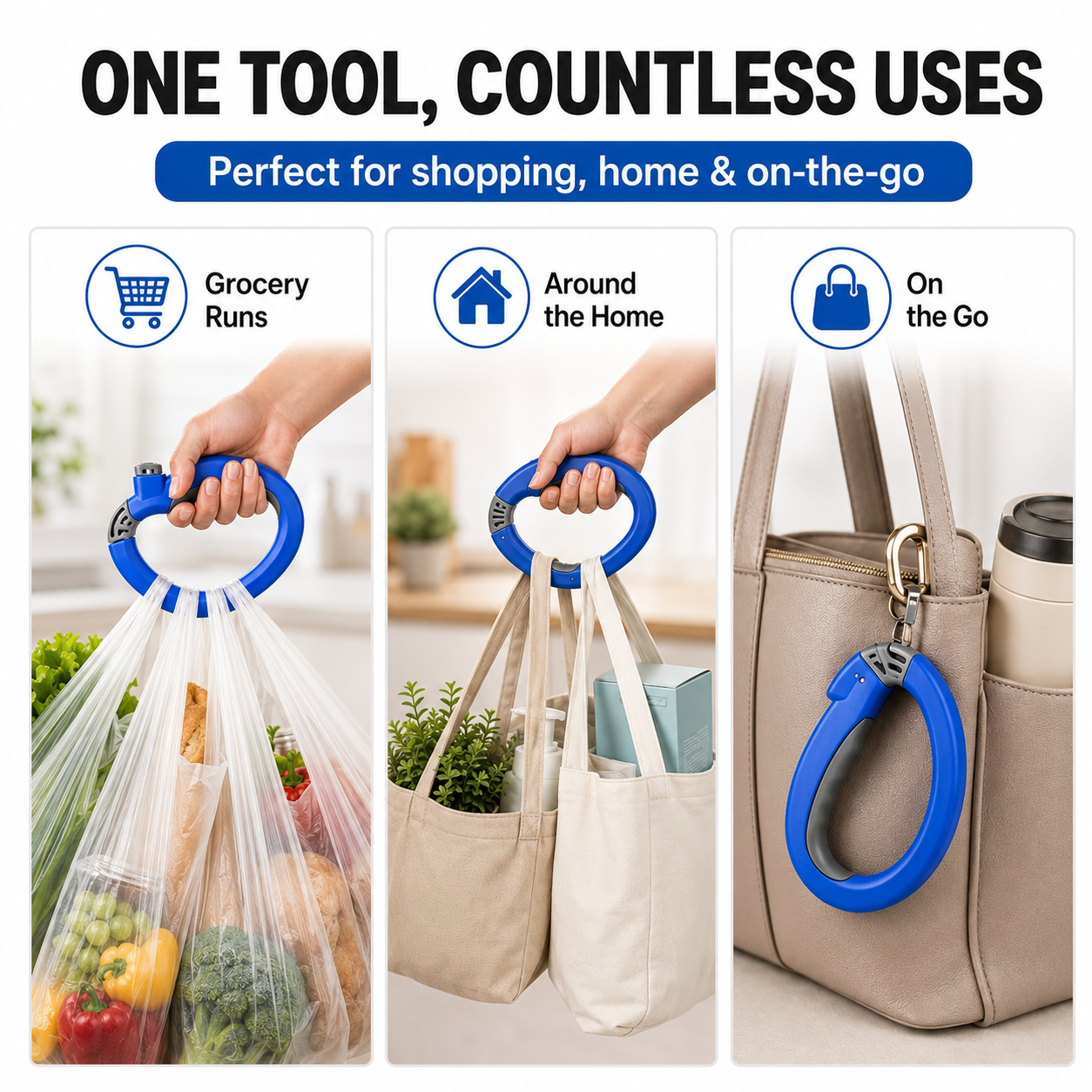 🔥Buy One Get One Free 🔥 Heavy-Duty Shopping Bag Carrier Holder