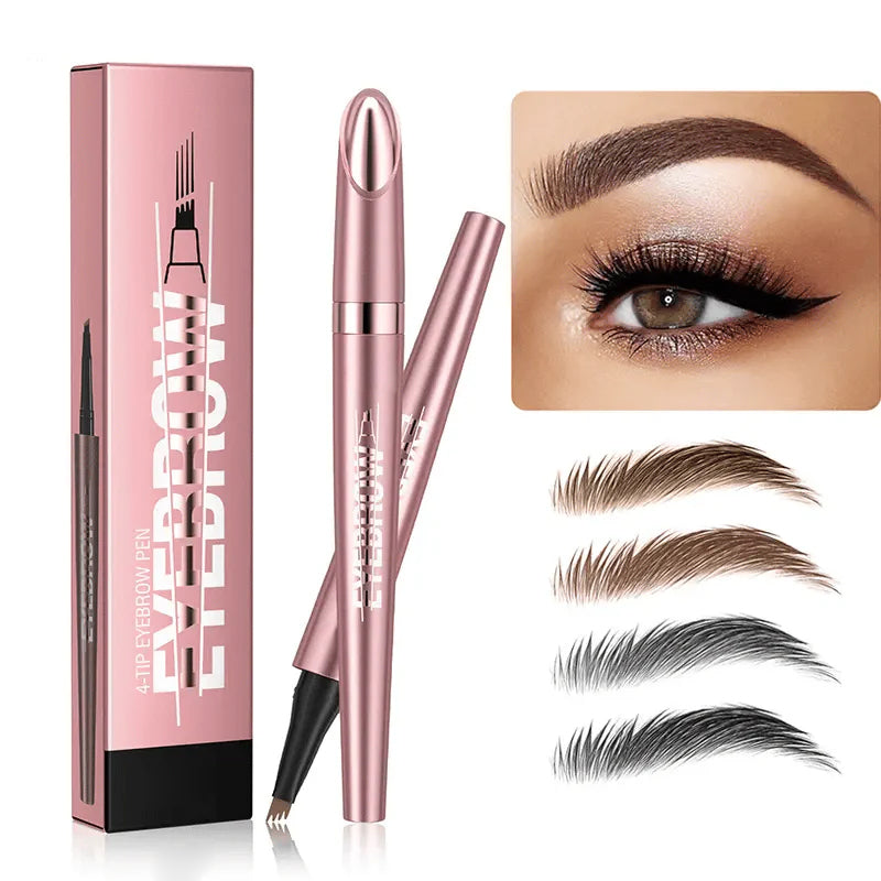 🔥 [ BUY 1 GET 1 FREE ] ✨ 3D Microblading Eyebrow Pencil - Waterproof 4-Prong Tip! (50,000+ Sold)