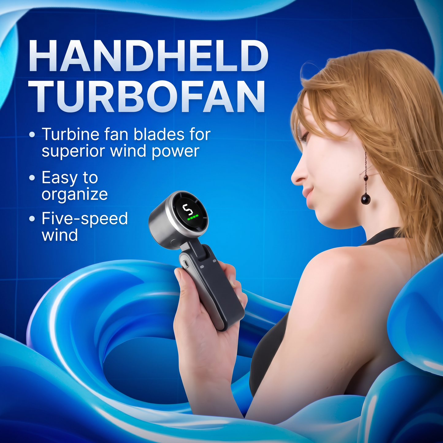 🎁Limited Time Offer: 40% Off🔥Portable Handheld Turbo Fan