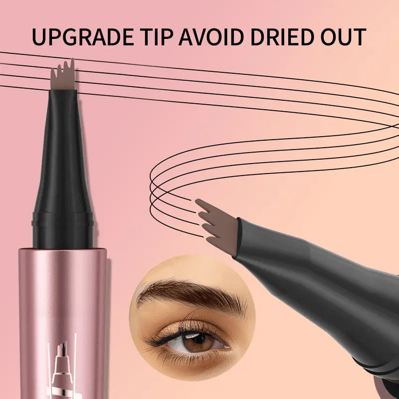 🔥 [ BUY 1 GET 1 FREE ] ✨ 3D Microblading Eyebrow Pencil - Waterproof 4-Prong Tip! (50,000+ Sold)