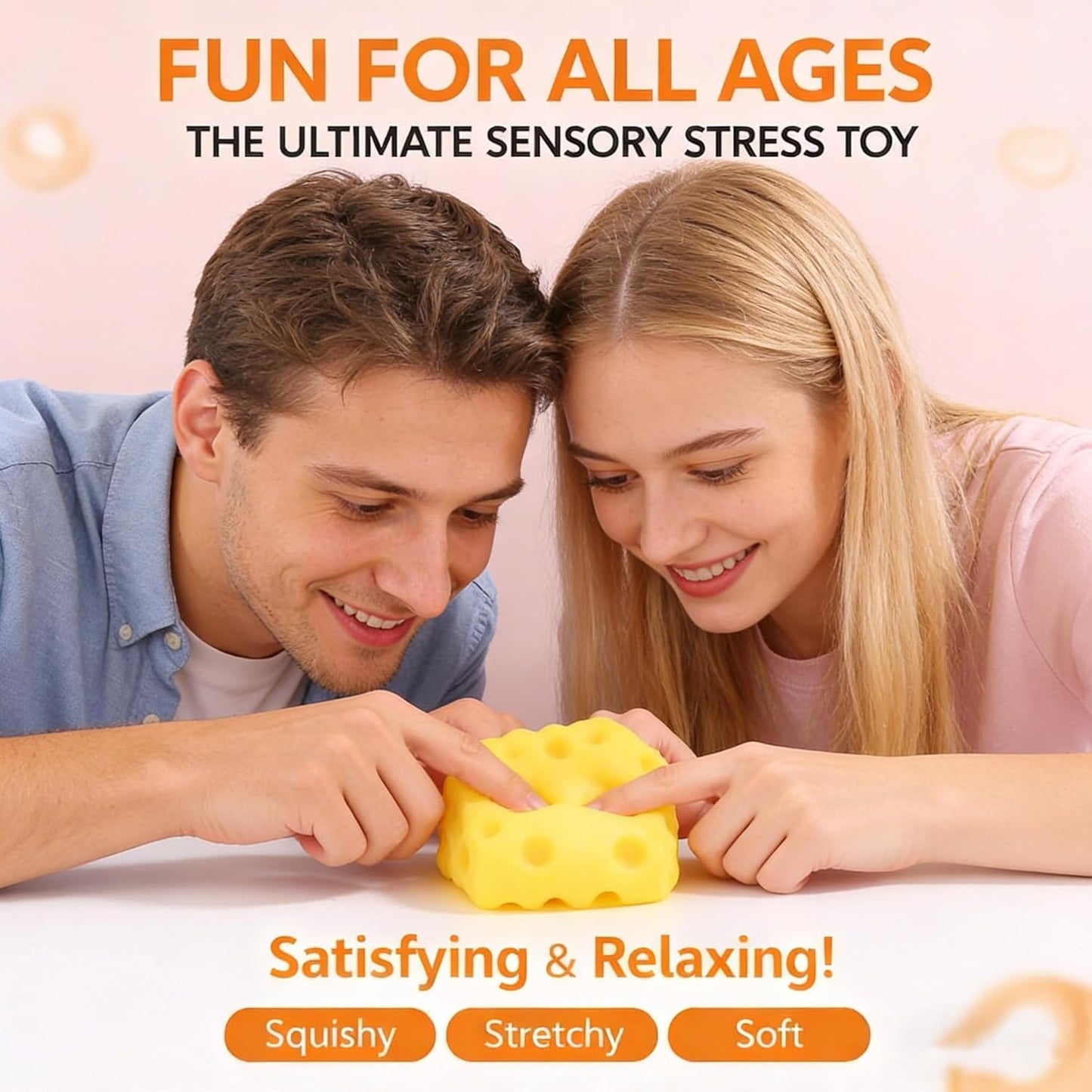 Squeeze the Stress Away. Feel the Cheese