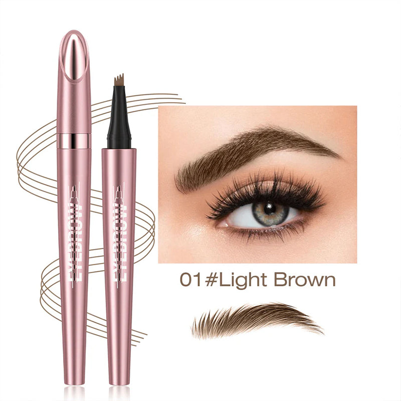 🔥 [ BUY 1 GET 1 FREE ] ✨ 3D Microblading Eyebrow Pencil - Waterproof 4-Prong Tip! (50,000+ Sold)
