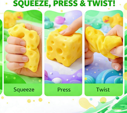 Squeeze the Stress Away. Feel the Cheese