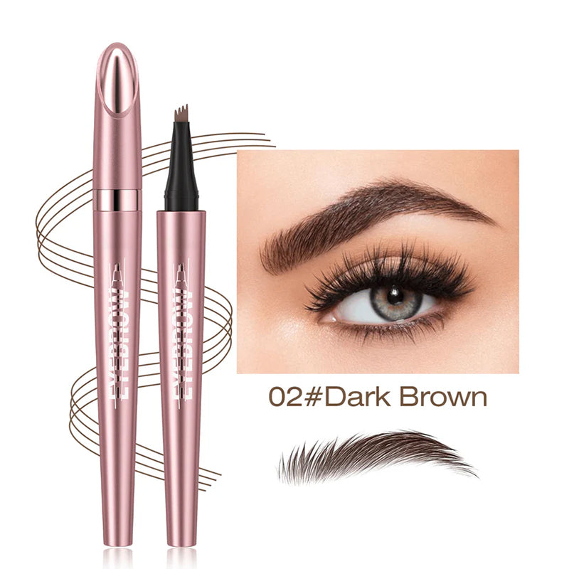 🔥 [ BUY 1 GET 1 FREE ] ✨ 3D Microblading Eyebrow Pencil - Waterproof 4-Prong Tip! (50,000+ Sold)
