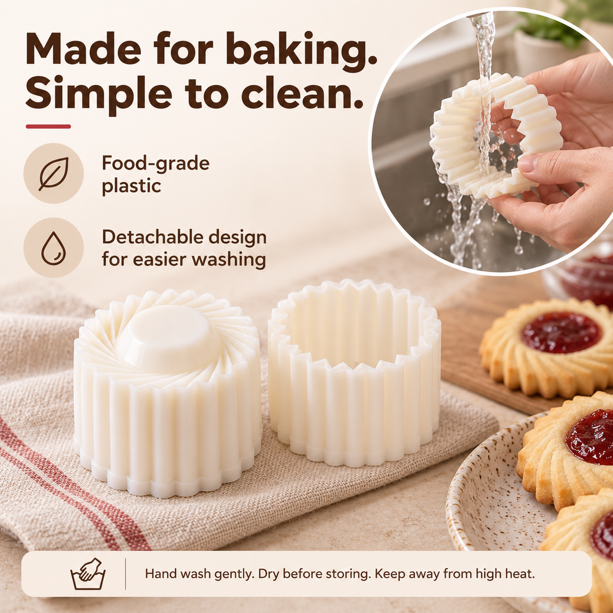 🥳2026 HOT SALE🥳🎂Creative Double-Ended Pastry Mold