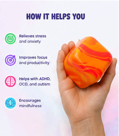 Super stress-relieving squishy toy, a must-have gadget to calm emotions and relax your mood.