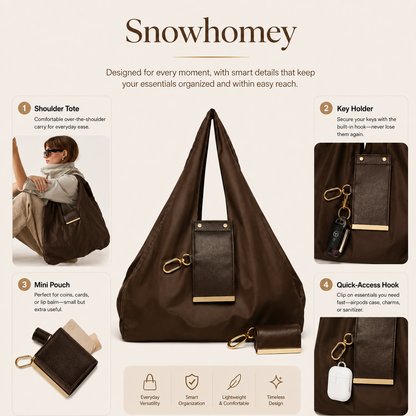 Snowhomey ™- The keychain that turns into a bag.