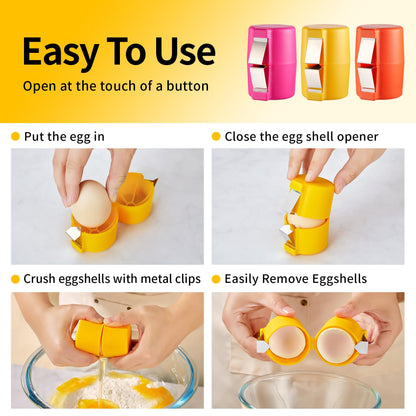 Ultimate Mess-Free Egg Cracker & Separator