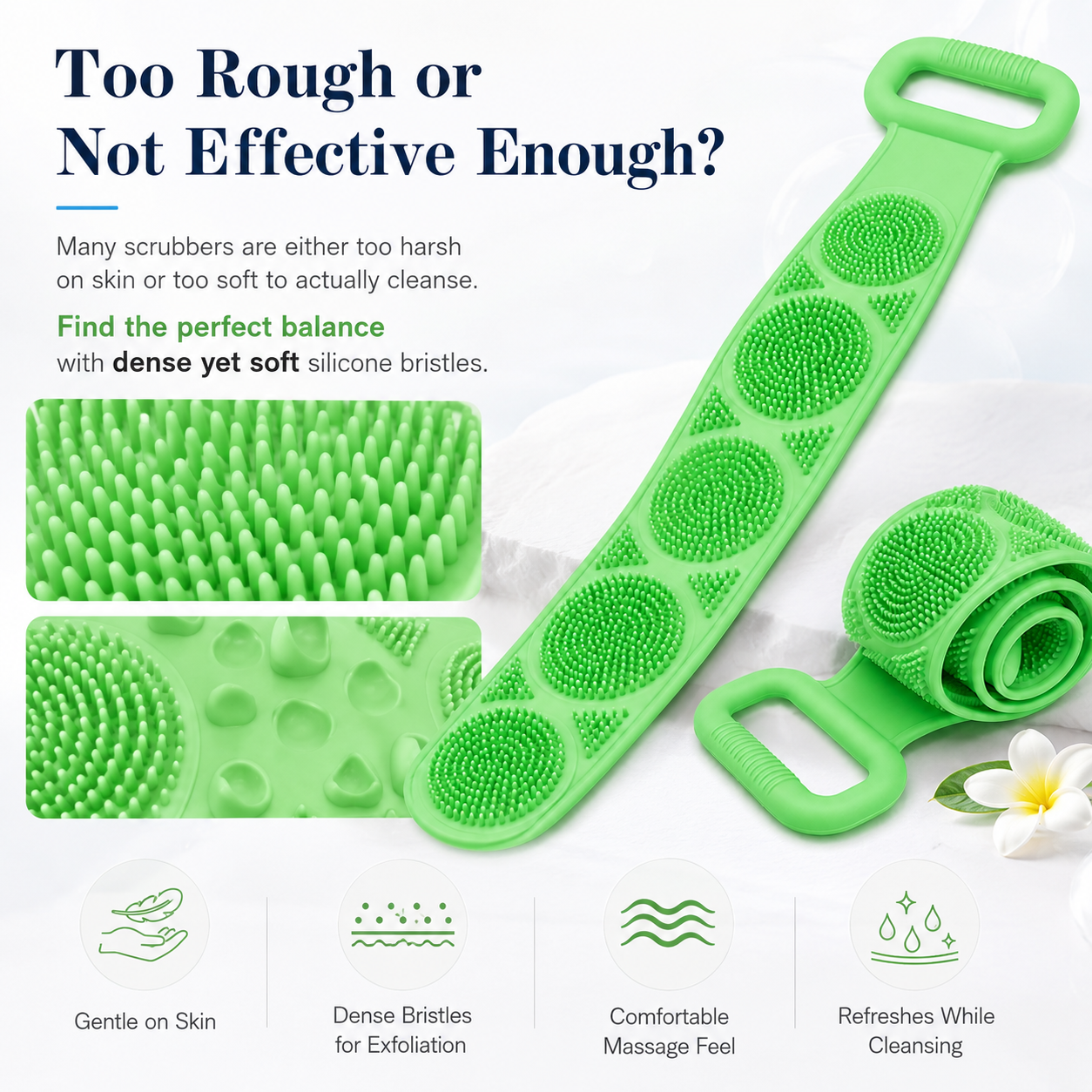 🔥Buy One Get One Free 🎁 Brand New Silicone Back Scrubber