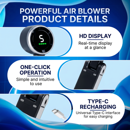 🎁Limited Time Offer: 40% Off🔥Portable Handheld Turbo Fan