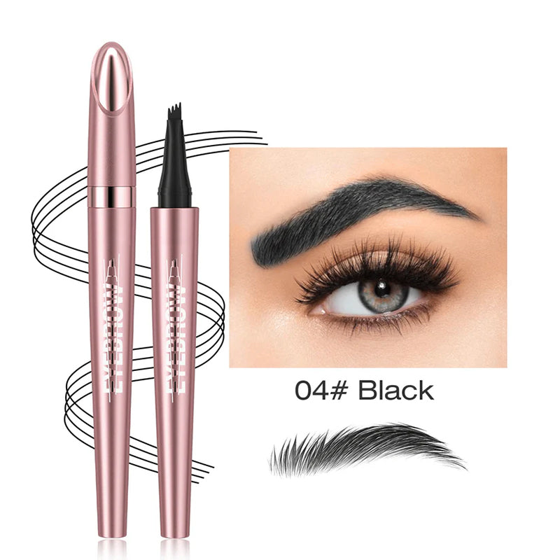 🔥 [ BUY 1 GET 1 FREE ] ✨ 3D Microblading Eyebrow Pencil - Waterproof 4-Prong Tip! (50,000+ Sold)