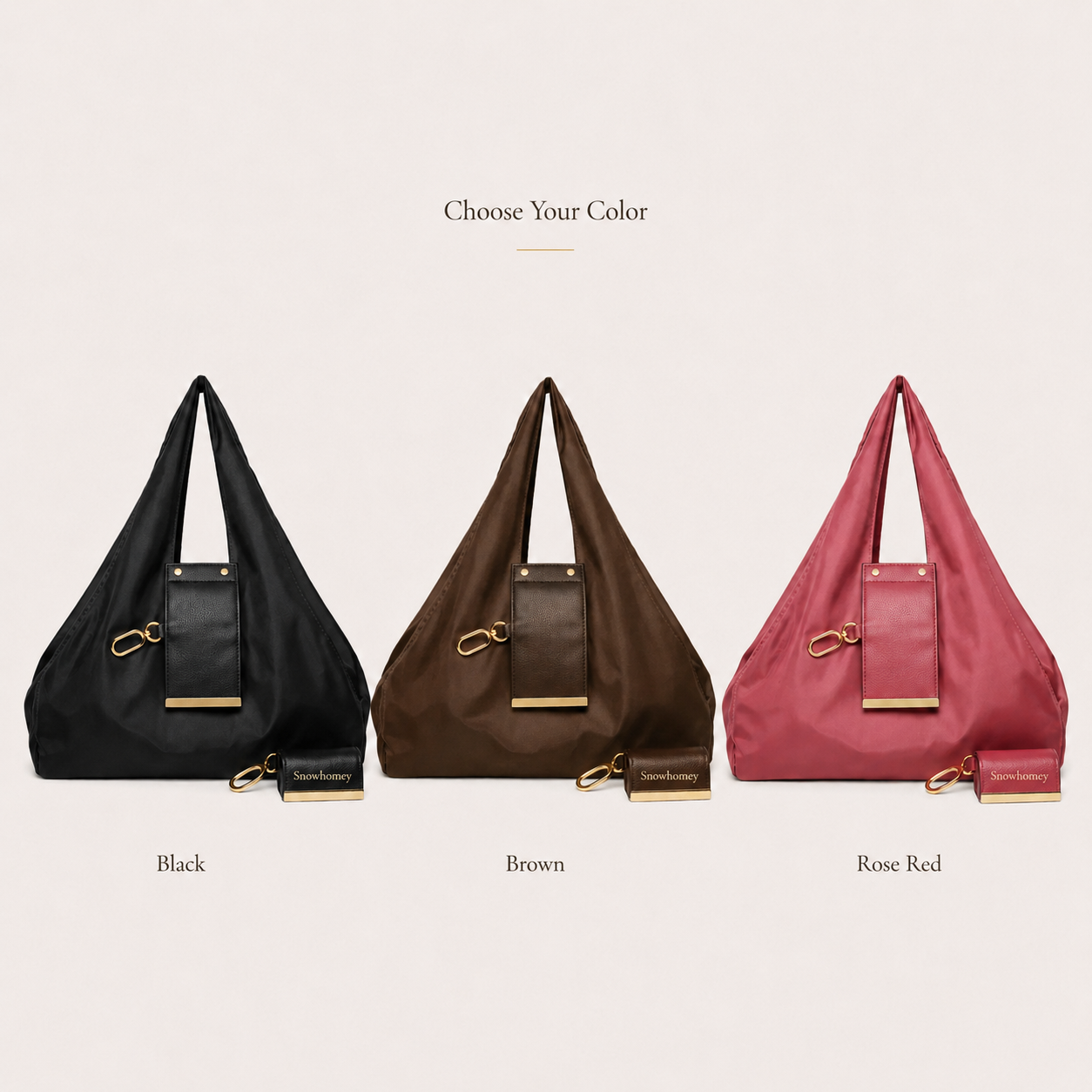 Snowhomey ™- The keychain that turns into a bag.