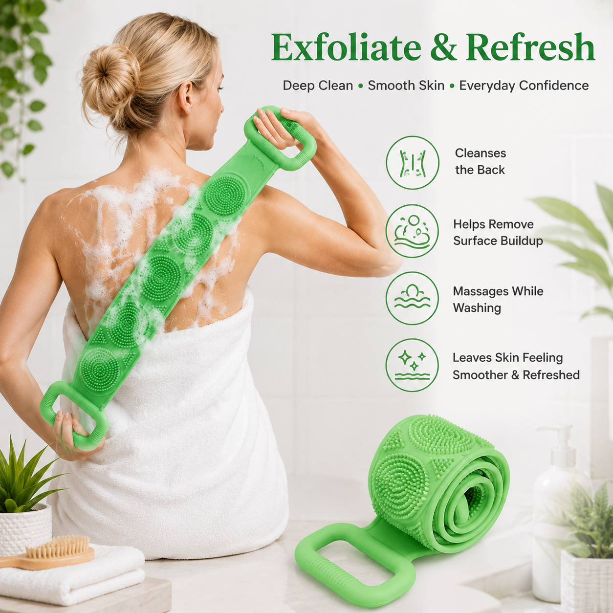 🔥Buy One Get One Free 🎁 Brand New Silicone Back Scrubber