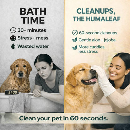 SNOWHOMEY®Hypoallergenic Pet Cleaning Glove Wipes (Unscented)
