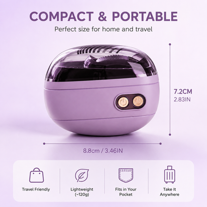 2-in-1 Electric Nail Clipper & Polisher with LED Light & Nail Catcher