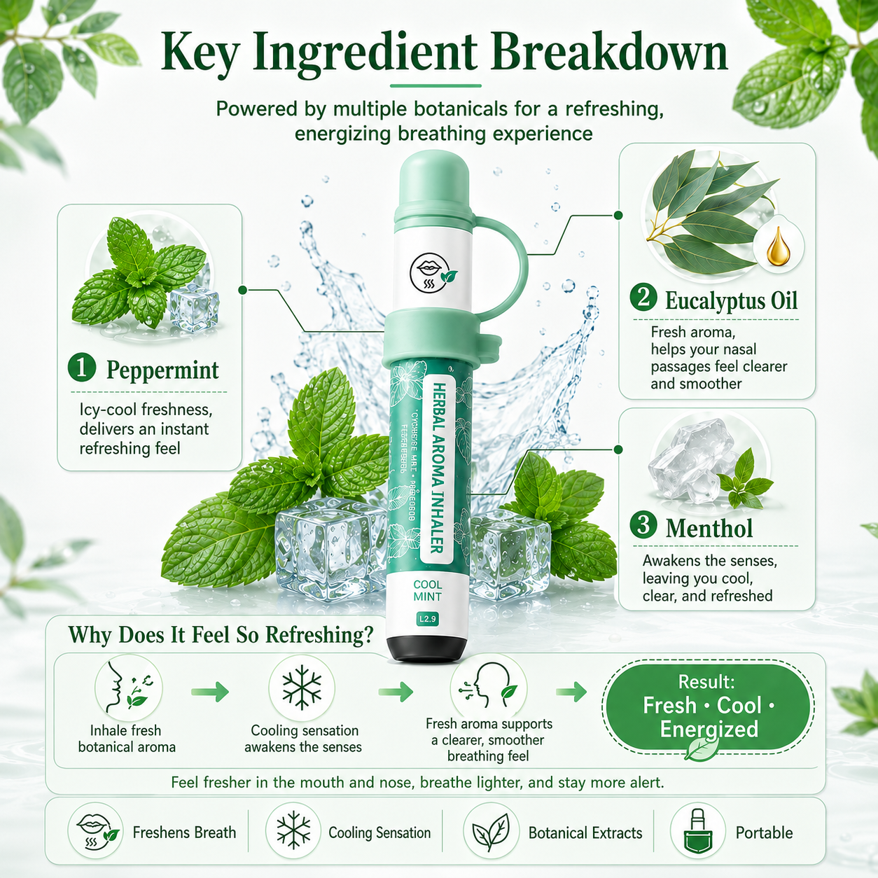 Pocket Botanical Nasal Aroma Stick