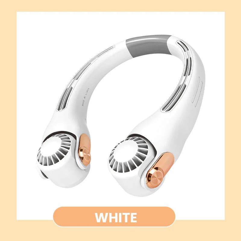 2026 Upgraded Neck Cooling Fan – Ultra-Quiet 360° Adjustable Hands-Free Wearable Fan