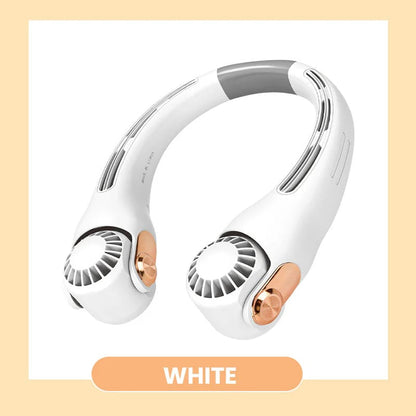 2026 Upgraded Neck Cooling Fan – Ultra-Quiet 360° Adjustable Hands-Free Wearable Fan