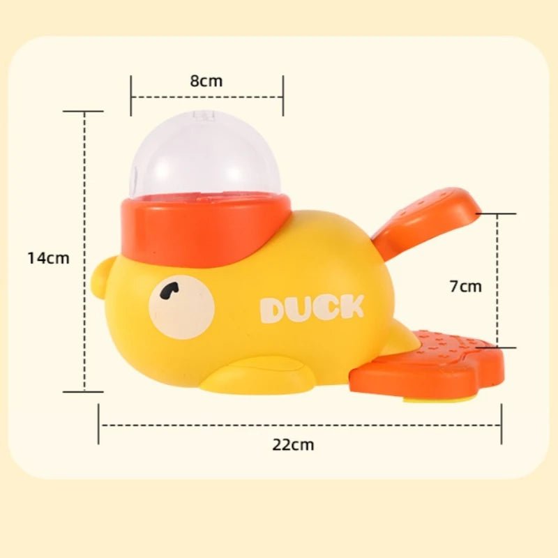 Pawsome Feeder Duck Design Pet Food Dispenser