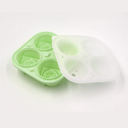 🧊2 Tier Convenient Push-In Ice Cube Mold with Tray Case⚡Free ice scraper included