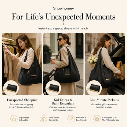 Snowhomey™ Foldable Keychain Tote