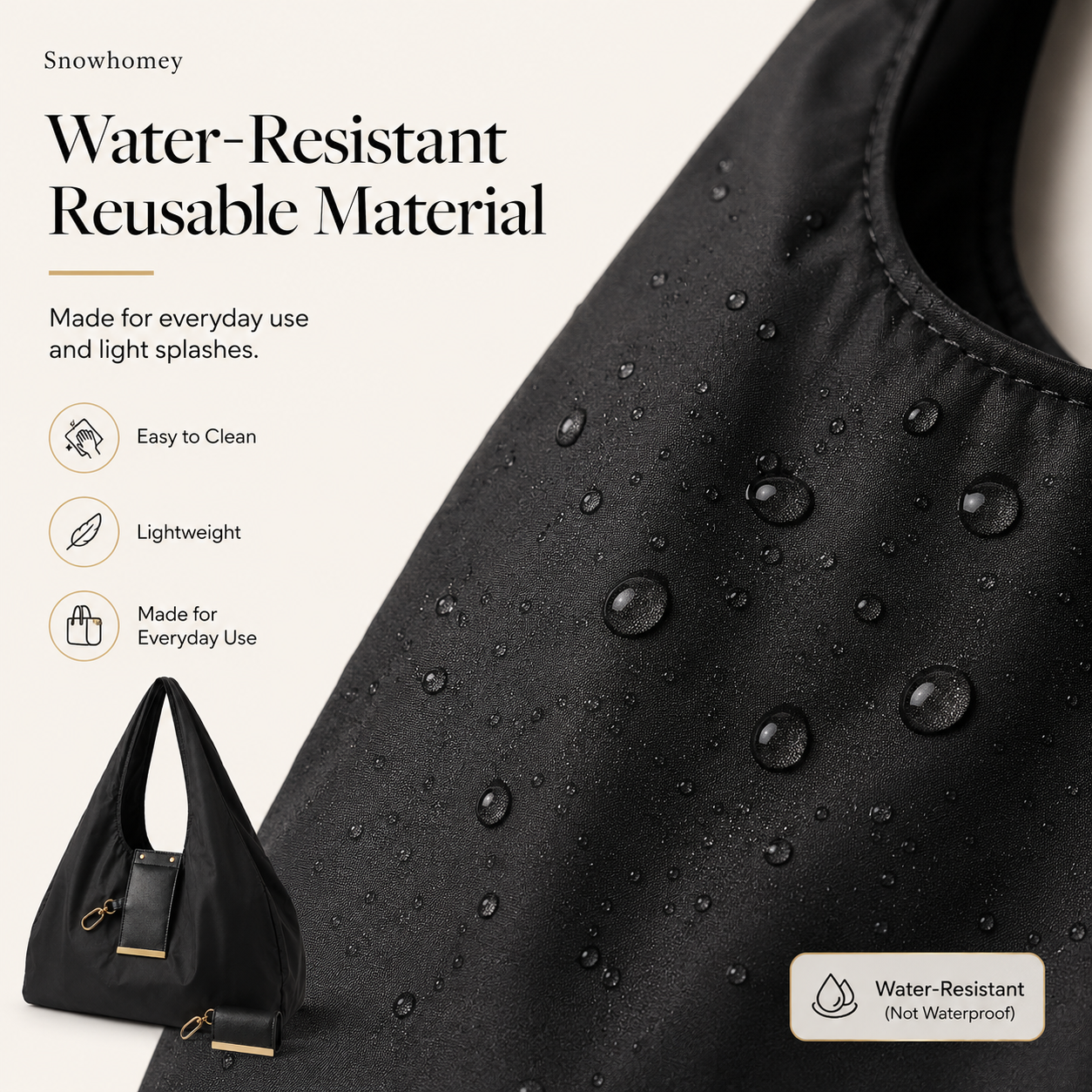 Snowhomey™ Foldable Keychain Tote